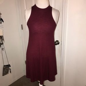 Hollister High Neck Key-Hole Dress Sz S